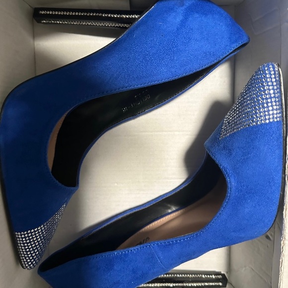 Fashion Nova High Heels (blue) size 8.5 - Picture 6 of 7